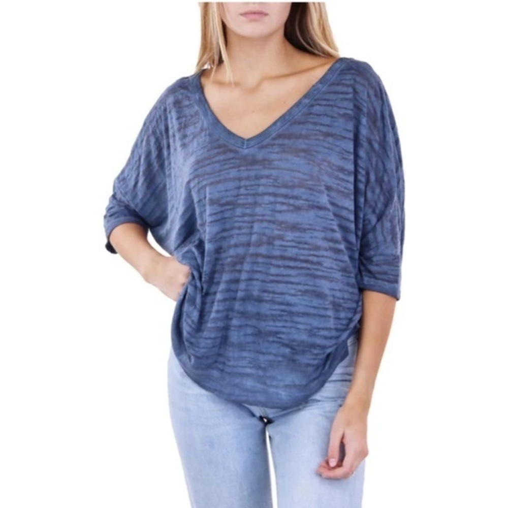 Anthropologie Maronie burnout cut out oversize tee, Sz. S